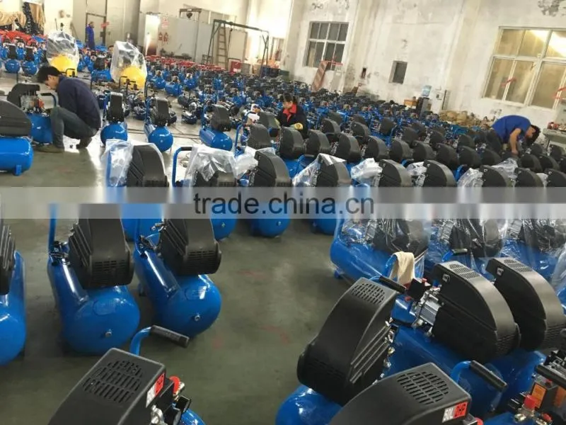 25L 50L 2HP 8bar portable piston direct driven air compressor