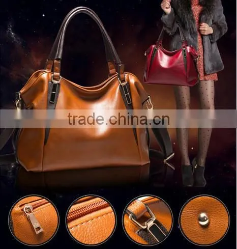 2015 Fashion Trend Genuine Leather Women Handbag Wholesale
