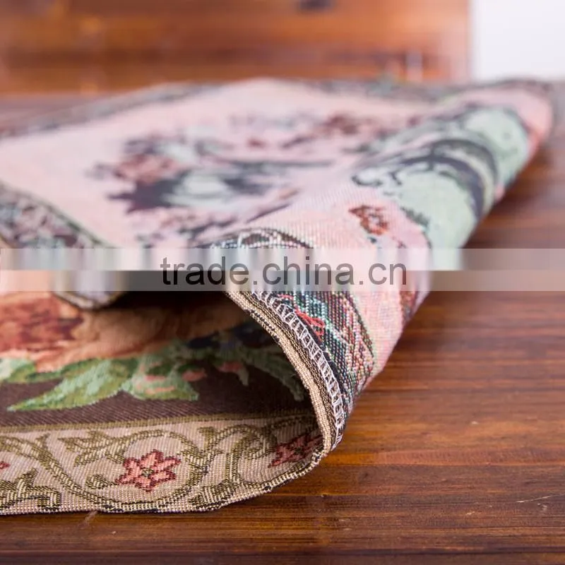 PLUS Wholesale Jacquard Handmade Dining Beaded Table Runner
