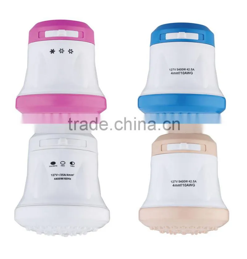 Bathroom electric tankless instant water heater shower head