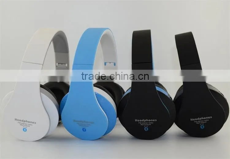 Cheap Handfree Stereo Foldable MP3 FM Bluetooth Headset for Mobile Phone