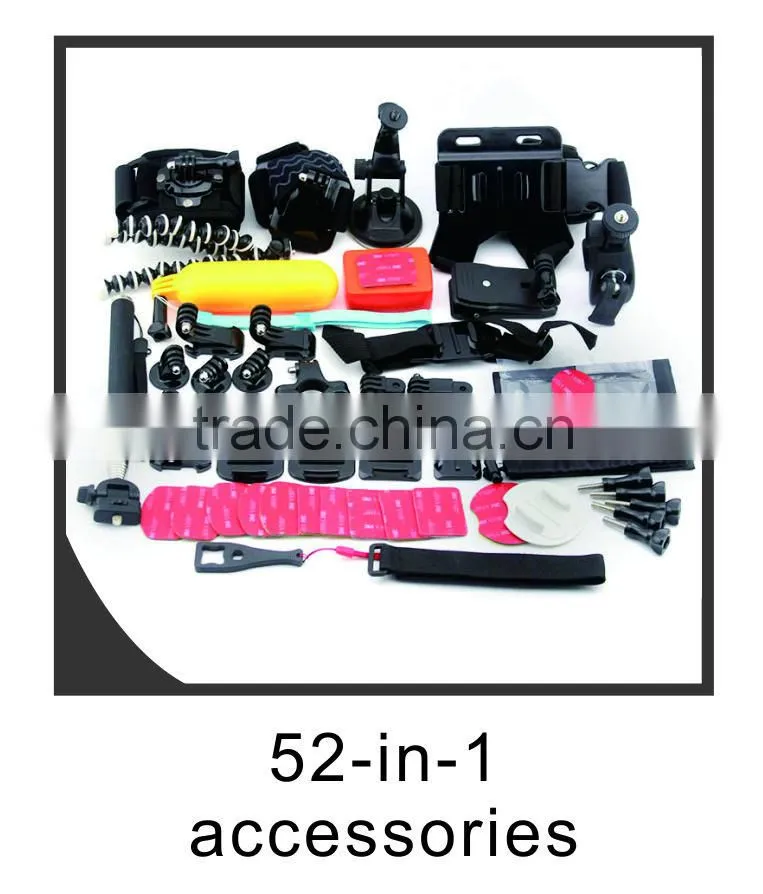 2016 New Wholesale Dog Selfie Mount Kit Pet Dog Harness Chest Band Strap kit for Go Pro camera Hero 3 4 3+ 2 1