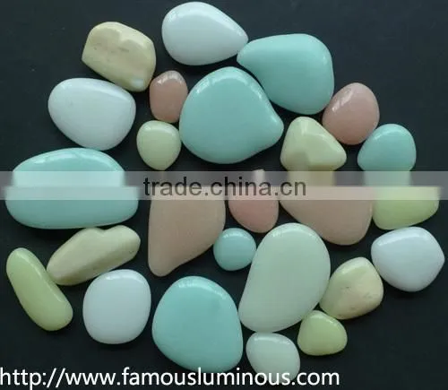 Phosphorescence pebble stone