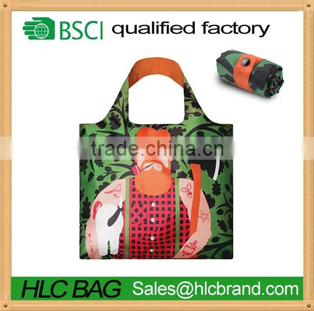 recyclable rolling pounch tote shopping bag HL-PB189