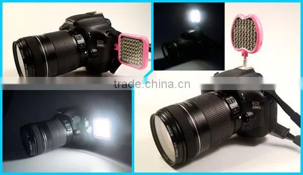 Selfie Flash Light Phone Spotpight 54 LED Flash Fill Light External Flash for iPhone 6 plus SLR Camera