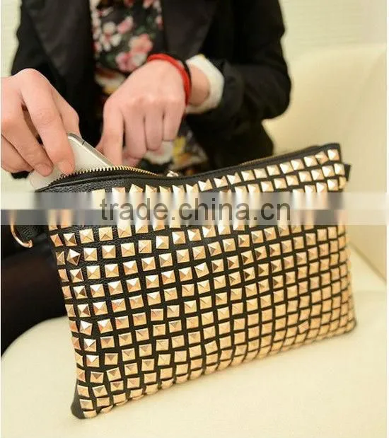 fahion 2013 dark white stone pattern handbags