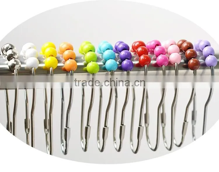 Shower Curtain Hooks / Shower Curtain Hooks, Chrome, 12-Pack /Curtain Accessories - Shower Curtain Hooks