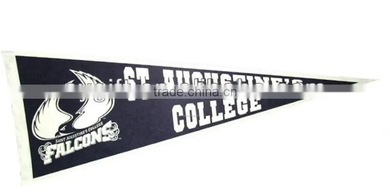 hot sell custom flag sublimation felt pennant