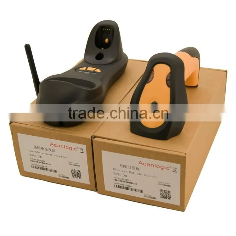 Bizsoft high quality Acanlogic X5 Plus Wireless barcode scanner with memory