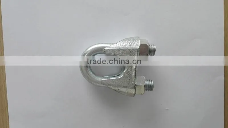 U.S.TYPE GALV MALLEABLE WIRE ROPE CLIPS SIZE IN3/8