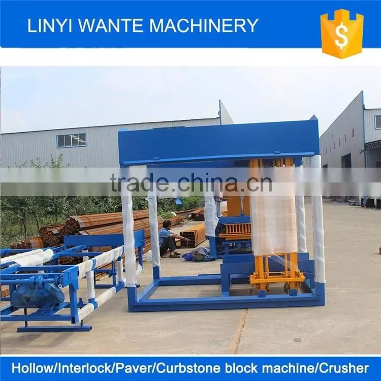 Fully automatic QT4-15 hollow block making machine price fly ash brick making machine in india price