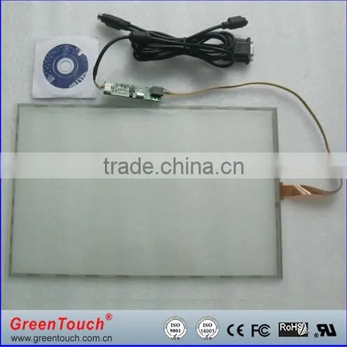 5wire 17"resistive touch panel with USB ,R232controller