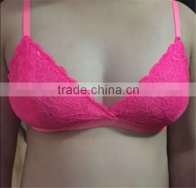 Europe Well popular floral sheer lace bralette,wholesale sexy lace bra