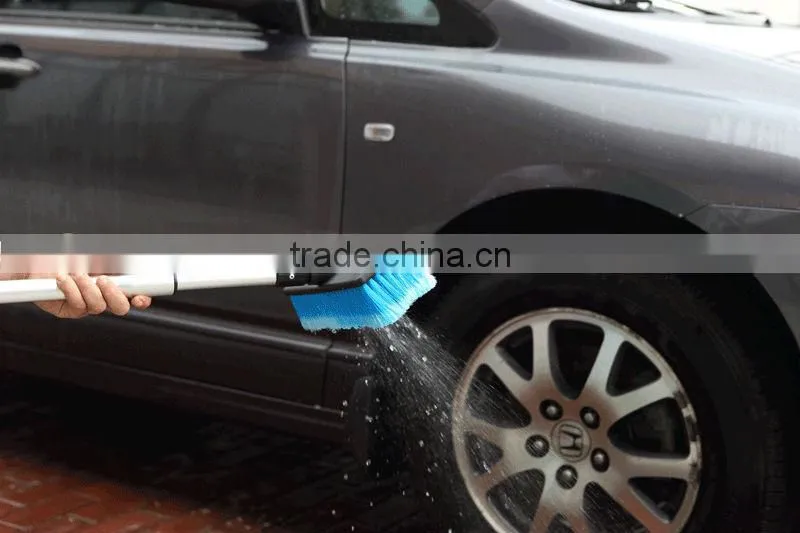 car brush telescopic brush with water flow through