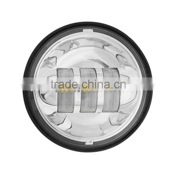 Factory sales 4-1/2" Motorcycle Motorbike LED harley passing Running Driving Fog lamp Waterproof Headlight for Harley