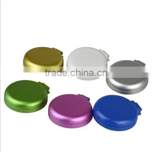 Round Foldable Pocket Mini Mirror with Comb