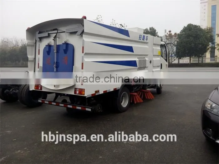 Dongfeng NEW shape 4cbm floor sweeper truck for sale