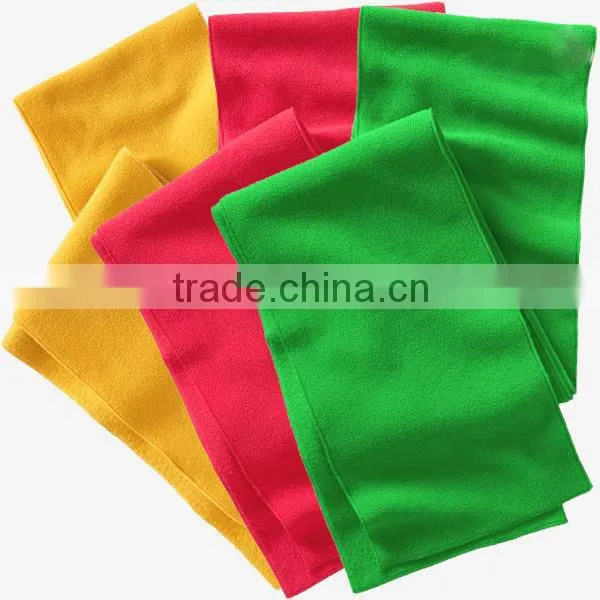 warmest and softest double side polar fleece scarf fabric for scarves
