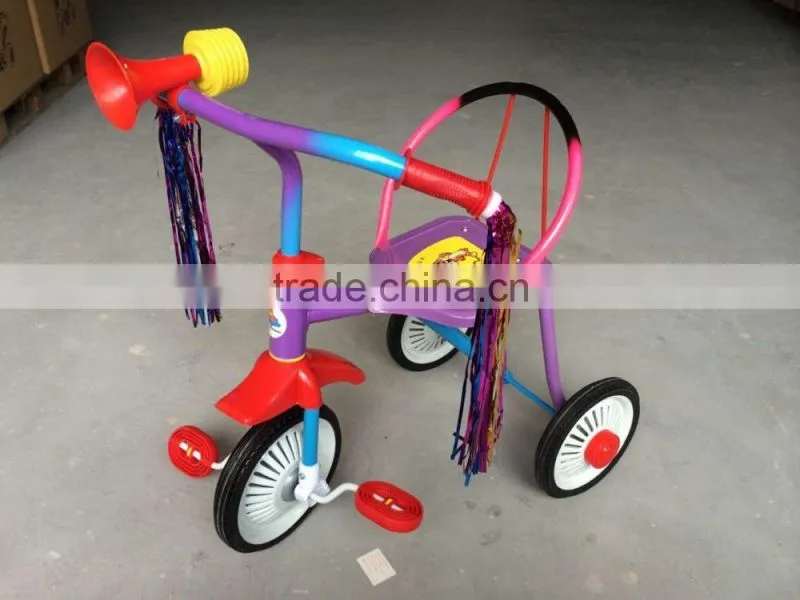 baby tricycle new models with pedal, it is made of iron frame kids tricycle from specialty manufacturer of China