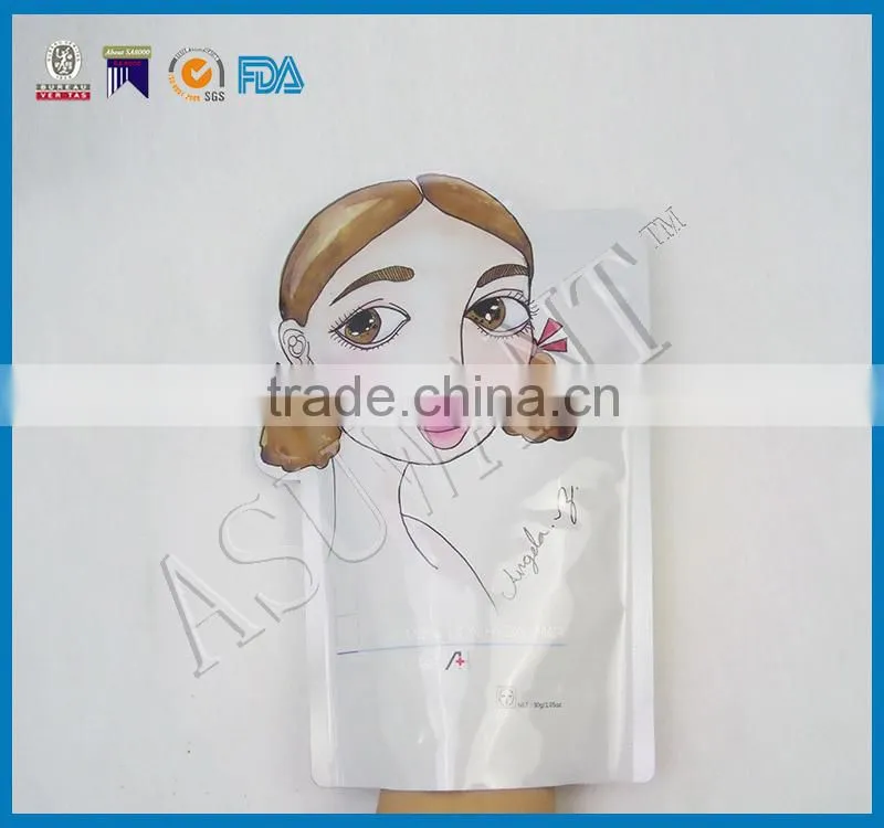 Aseptic aluminum misture barrier aluminum foil packaging with custom printing for cosmetic creams