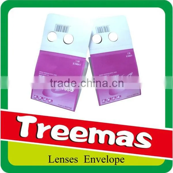 Optical lens envelope / white paper envelope customized lens accessory