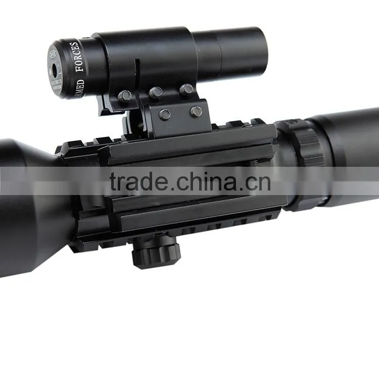 Funpowerland M9C 3-10X42E Mil-Dot hunting rifle scope+red laser /Tactical Optics Scopes/Riflescope