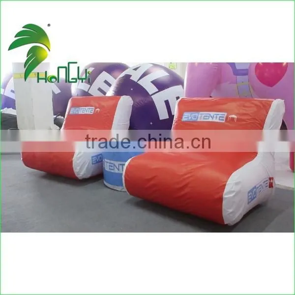 2016 Hot Sale High Quality PVC Inflatable Sofa Chair With Custom Made Logo Printed , Inflatable Chair For Sale