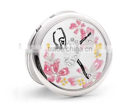 Dreamgirls Personalized Dancing Girl Flexible Pocket Mirror Metal pocket mirror