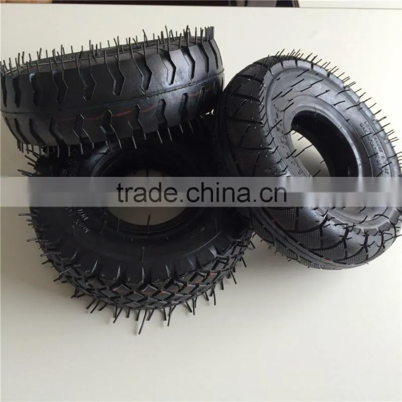 Tire 4.10x3.50-4 Steel Wheel Green 4 ply 340-4 tyre for wheelbarrow