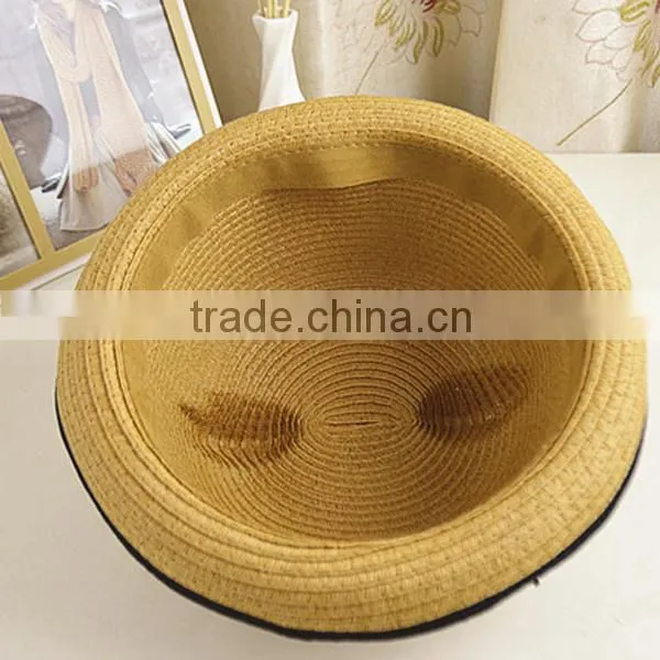 high quality Custom Cheap Fashion natural Straw Hats Made In China