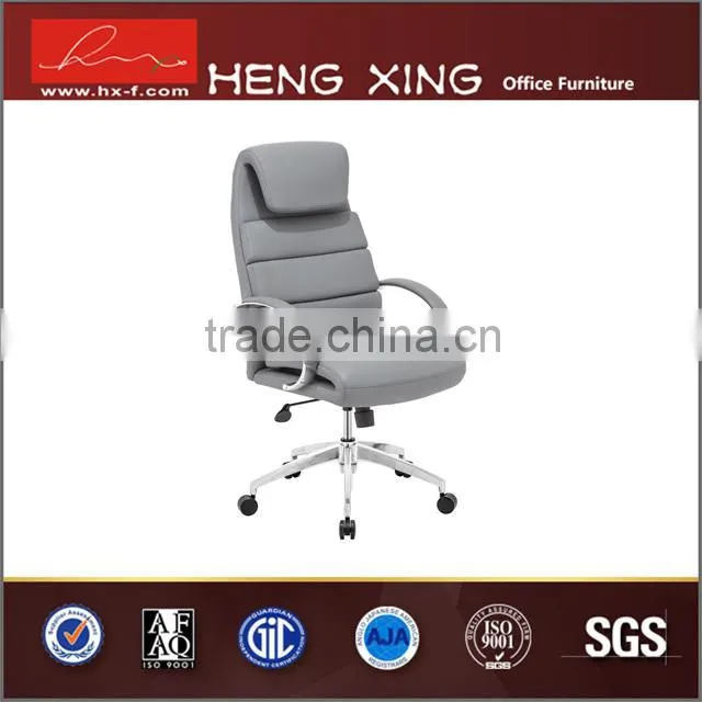 Red leather executive chair with low back HX-K026B