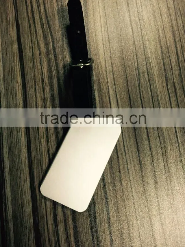 custom aluminum luggage tag