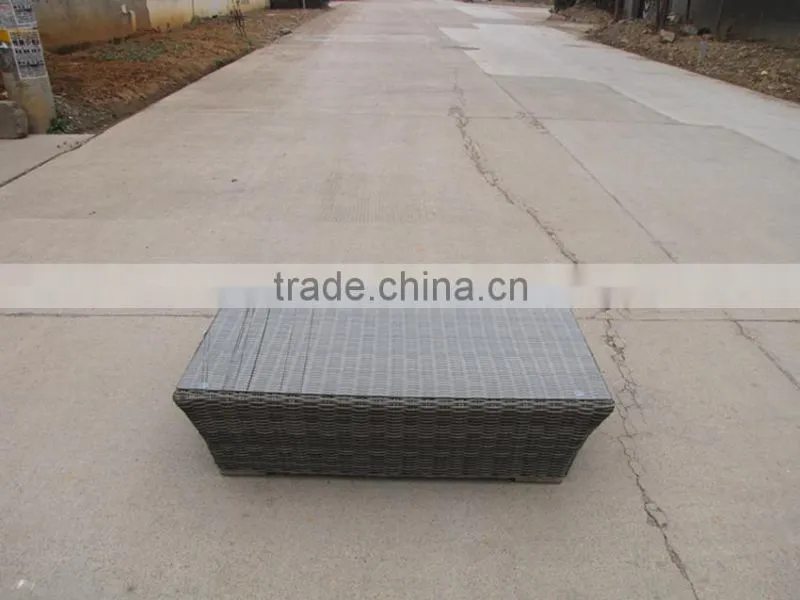 ON SALE WICKER RATTAN ALUMINIUM TABLE OUTDOOR