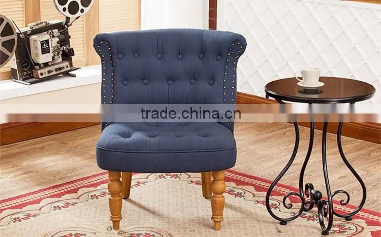 Luxury fabric fashionable comfortable sofa chair Y464