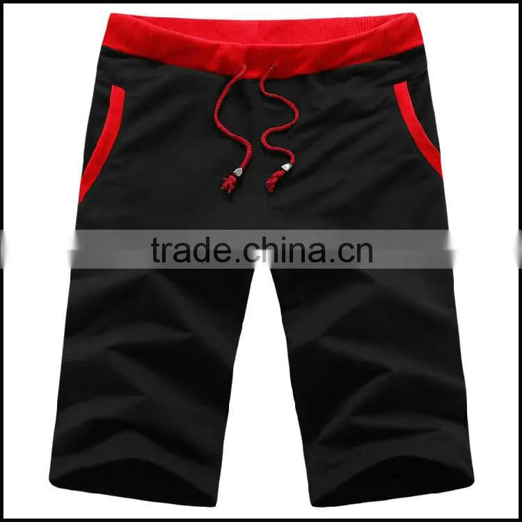 Top sale stylish designer short half cotton mens sweatpants pants with pocket