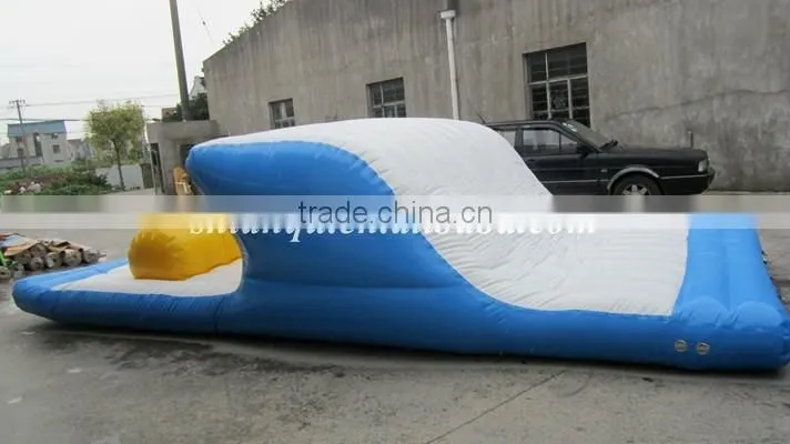 Gaint Outdoor inflatable floating obstacle with frame pool
