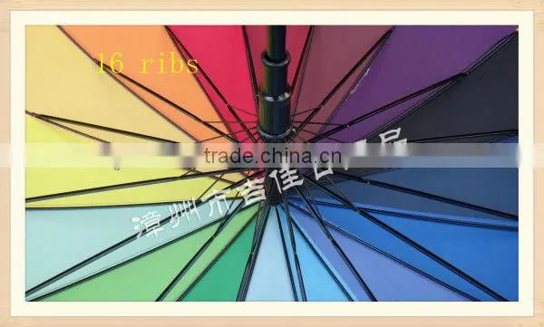 RU70-16K promotional gift rainbow umbrella wholesale