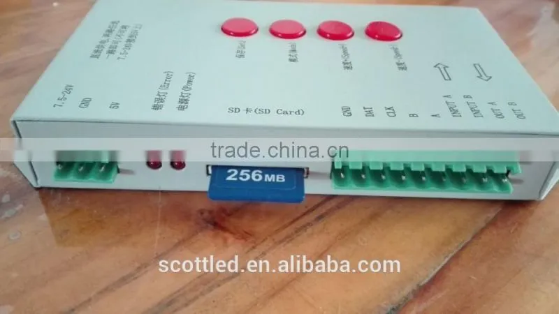 T-1000S SD card led pixel controller