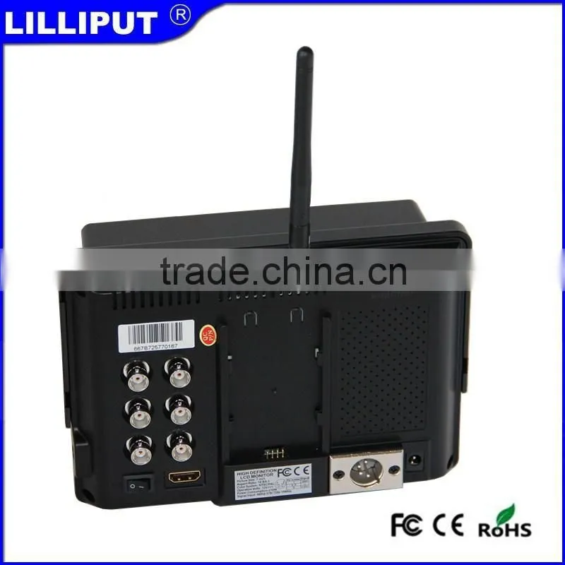 Lilliput Built-in 5.8ghz wireless av receiver 7 inch FPV Aerial Photography Monitor