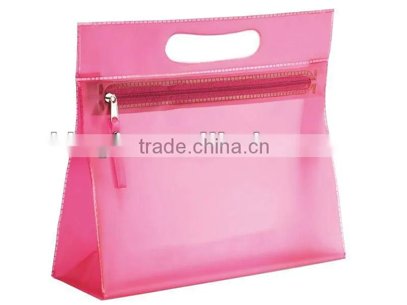 2012Hot sell clear PVC bag / Stand-up PVC bags / Cosmetic bag / Promotional pvc bag