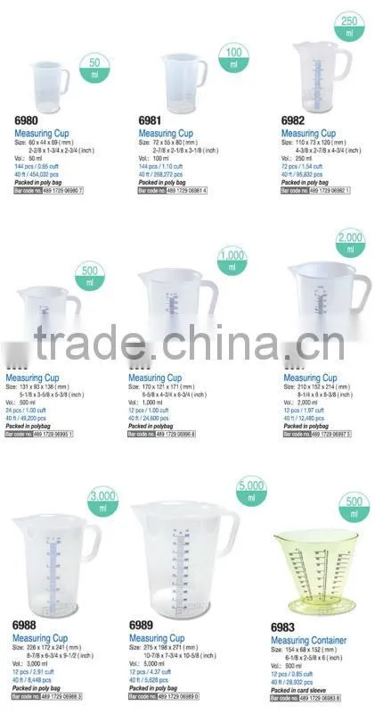 100ml Best PP Polypropylene plastic measuring cup scale kitchenware tools measurement instrument