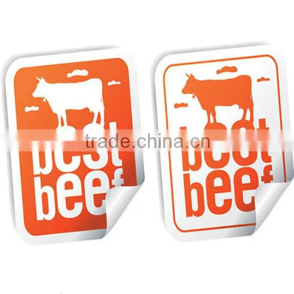 waterproof die cut sticker/ pvc sticker printing sticker