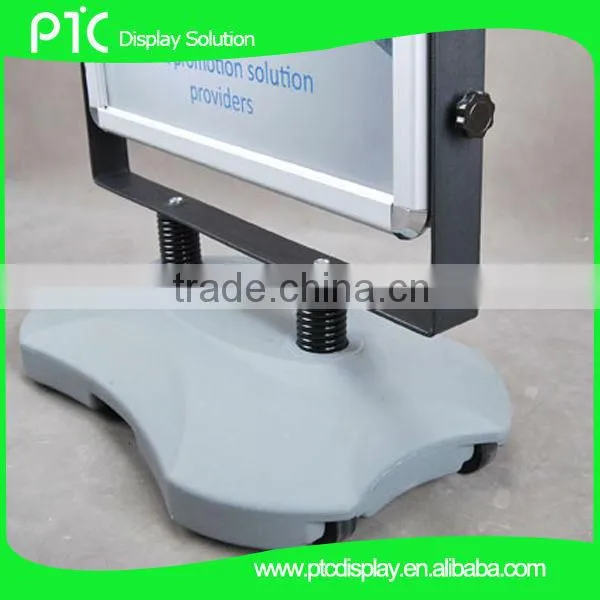 Outdoor people stopper with big platics water tank