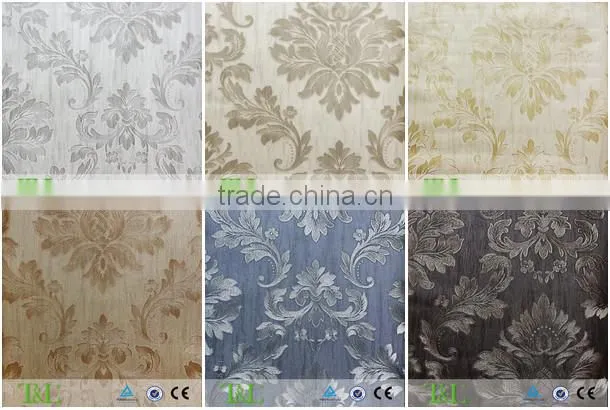 Cheap pvc wallpaper/vinyl wallpaper