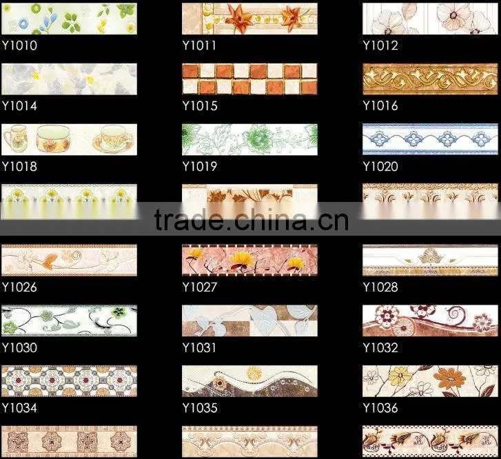 80x250mm wall tiles border series