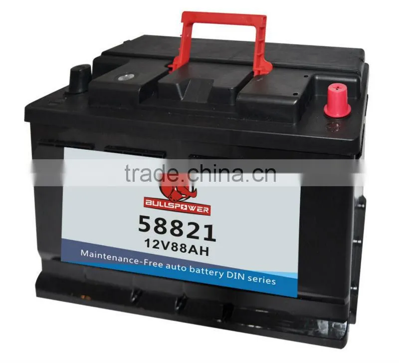 58821 DIN Standard 12v88ah solar battery battery bumper cars