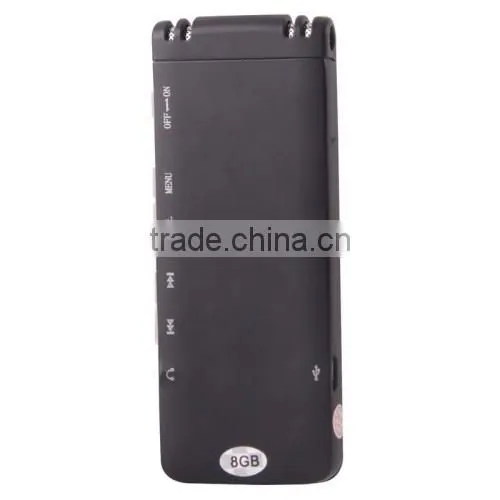 with VOR MP3 Player Professional 8GB LCD Digital Voice Recorder