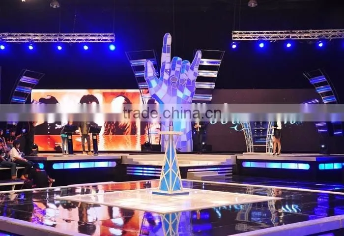 Adjustable brightness P5 Indoor led video screen rental for events and theater stage