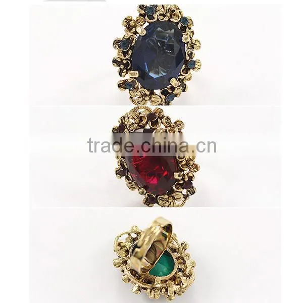 crystal design royal vintage newest diamond ring
