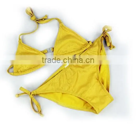 Kids Tanikin Bikini Top And Underwear Stripe Bathing Suit Beachwear